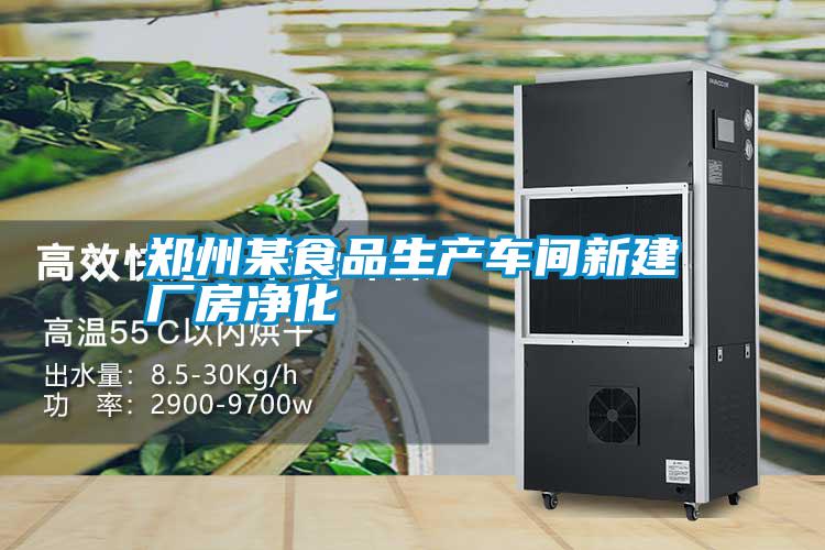 鄭州某食品生產(chǎn)車間新建廠房凈化