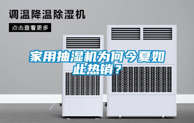 家用抽濕機為何今夏如此熱銷？