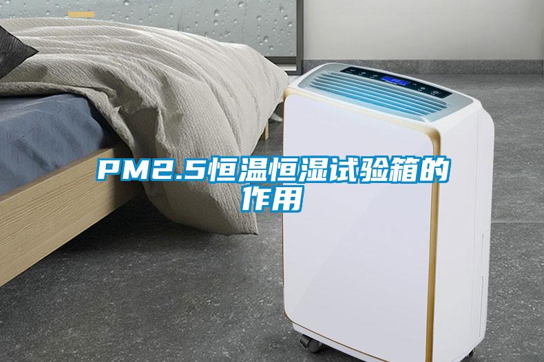 PM2.5恒溫恒濕試驗(yàn)箱的作用